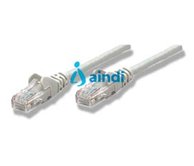 Intellinet Cable de red, Cat5e, UTP. Longitud de cable: 7,5 m, Cable estándar: Cat5e, Blindaje de cable: U/UTP (UTP), Conector 1: RJ-45, Conector 2: R