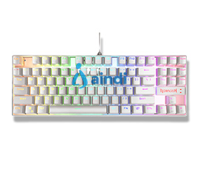 Teclado Mecánico Redragon Kumara White RGB
