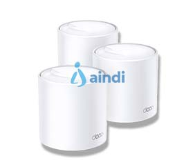 ROUTER TP-LINK DECO X203-PACK 3 PIEZAS AX1800 WHOLE-HOME SISTEMA EN MALLA WI-FI 6 PARA EL HOGAR DUAL-BAND 802.11AX/AC/A/B/G/N 2 RJ45 GIGABIT 4 ANTENAS INTERNAS 560M2 BEAMFORMING SEGURIDAD WPA3